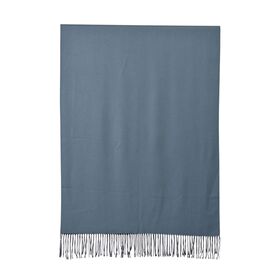 Eleganter doppelseitiger Schal mit Fransen, 68x180cm, Braun