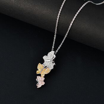 GP Trionfo Kollektion- Multi Diamant Anh&auml;nger mit 45cm Kette - 0,51 ct.