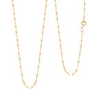 417 Gold Gelbes Gold Halskette ca. 50 cm ca.