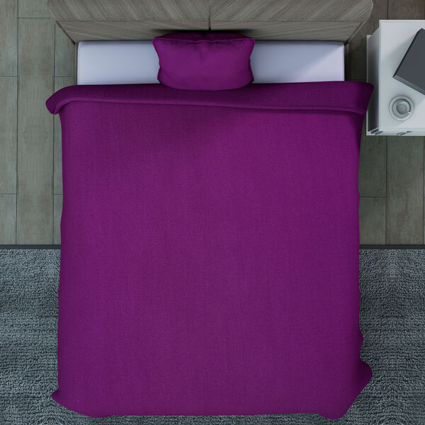 SERENITY NIGHT: 2er-Set - Bettw&auml;sche aus 100% Bambus, Pflaume image number 2