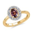 AA Lavendel Spinell und Diamant Ring - 0,70 ct. image number 3