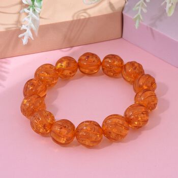 Synthetischer Bernstein Armband 19 cm