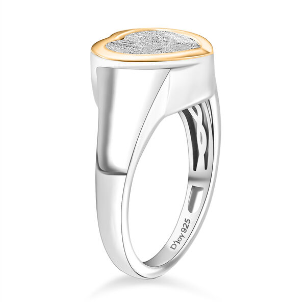 D'Joy Meteorit zweifarbiger Ring und Anh&auml;nger image number 11