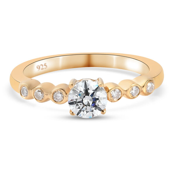 88 Facetten Moissanit Ring