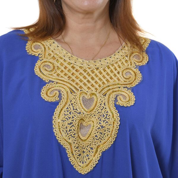 TAMSY - elegantes Kleid, One Size, blau image number 3