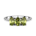 Peridot-Ring, 925 Silber  ca. 1,45 ct image number 0