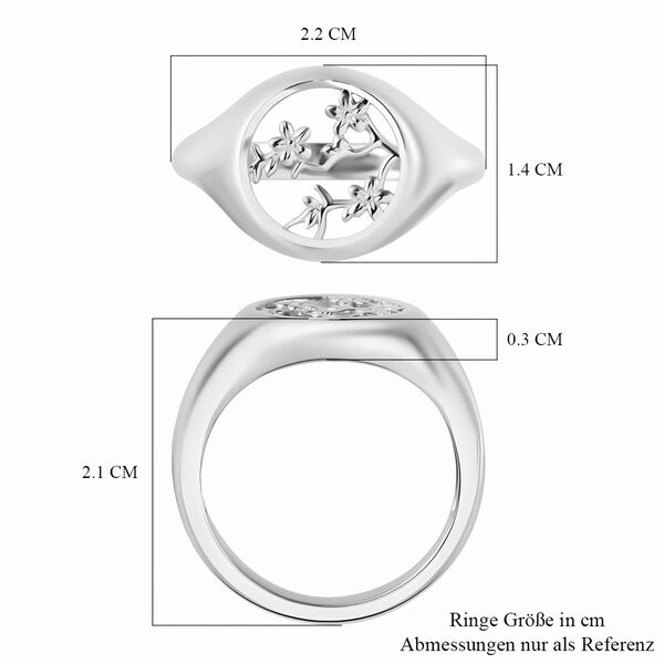 Siegelring, 925 Silber rhodiniert image number 7