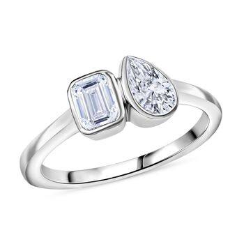 LUXURIANT DIAMOND - Lab Grown Diamant VS-EF SGL zertifiziert Ring 375 Gold (Gr&ouml;&szlig;e 18.00) ca. 1.00 ct