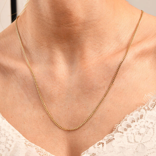 Cuban Kette in 585 Gelbgold, 60cm image number 5