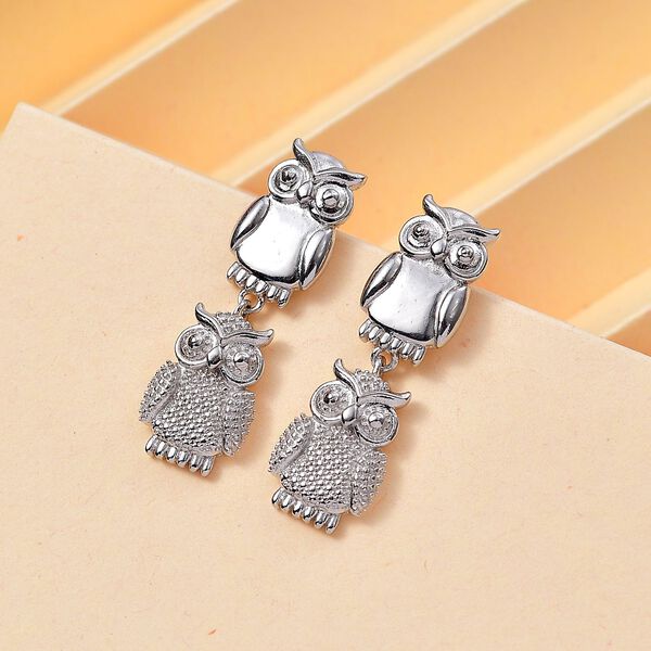 Eulen-Ohrringe im Designer-Stil image number 2
