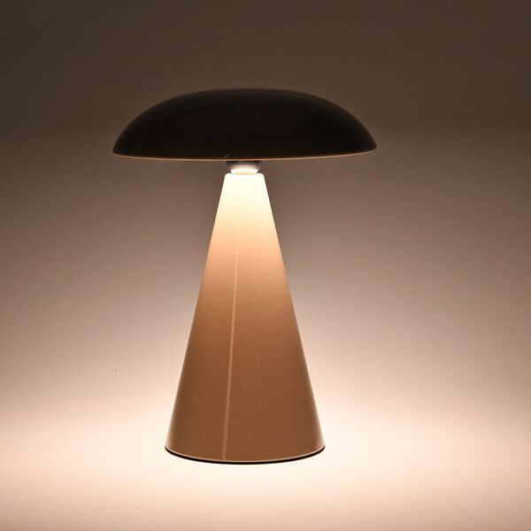 LIVMORE 2-in-1 Magnetische, wiederaufladbare LED-Tisch- und Wandleuchte, 15,5x15,5x21cm, Khaki image number 3