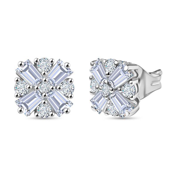 D'Joy Moissanit Ohrringe 925 Silber rhodiniert ca. 1,87 ct. image number 0
