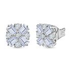 D'Joy Moissanit Ohrringe 925 Silber rhodiniert ca. 1,87 ct.