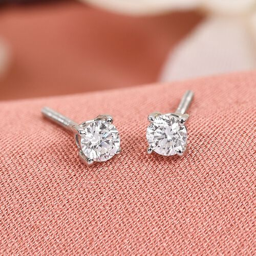 RHAPSODY Diamant-Ohrstecker, zertifiziert VS E-F, 950 Platin ca. 0,25 ct image number 1
