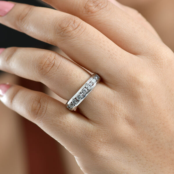 LUXURIANT SI-GH Labor Diamant Half Eternity Ring - 2 ct. image number 3