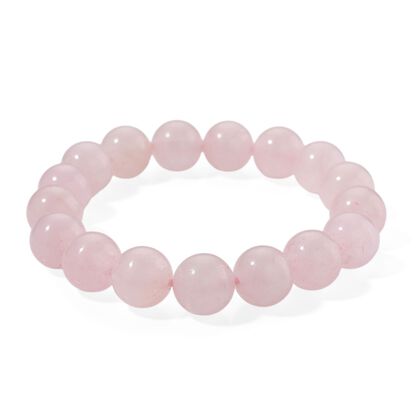 Rosenquarz Armband Flexibel, ca. 215.00 ct