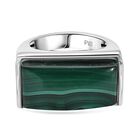 Malachit Ring Messing (Größe 20.00) ca. 16,71 ct