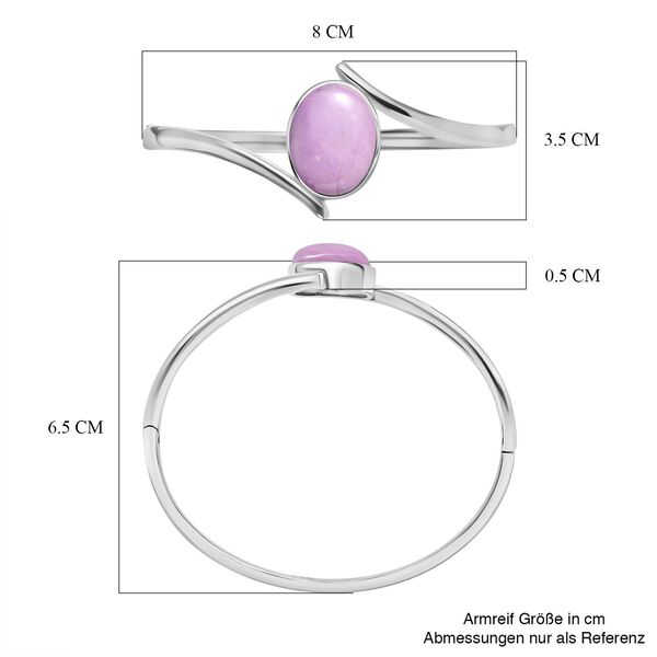 Phosphosiderit Armreif ca. 19 cm Edelstahl ca. 9.88 ct image number 6