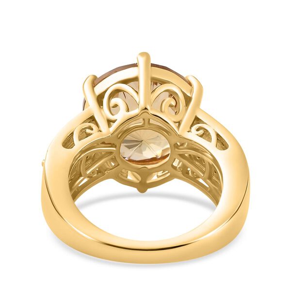 Citrin, mehrfarbiger Turmalin und Zirkon-Ring - 10,01 ct. image number 5