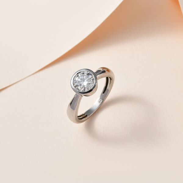 Moissanit Ring - 1,14 ct. image number 7