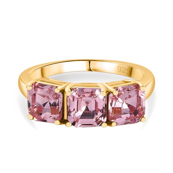 J Francis gefertigt mit SWAROVSKI- Rosa Swarovski Kristall Ring