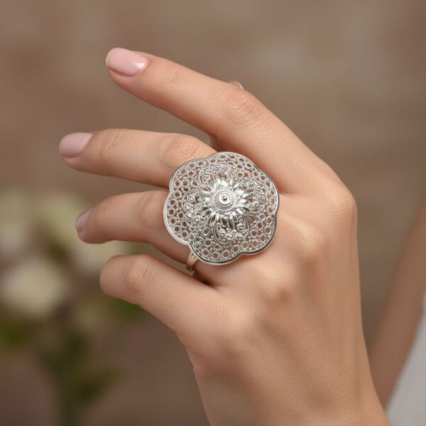 Royal Bali - D'Joy 925 Silber Ring (Gr&ouml;&szlig;e 20.00) ca. 5,99g image number 2