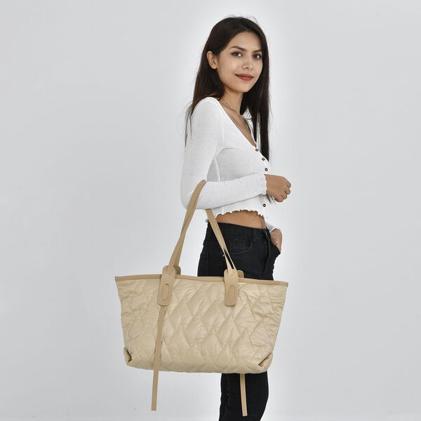 Tote Tasche, wasserabweisend, beige image number 2