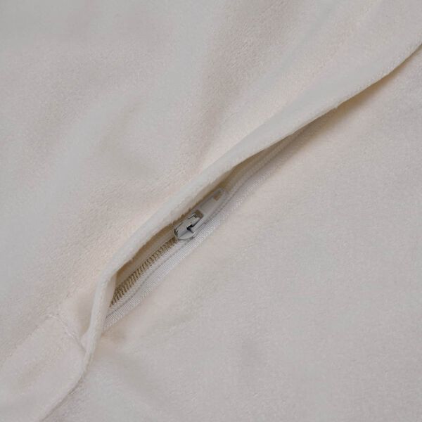 2er-Set Kunstfell-Kissenbezug, Beige image number 5