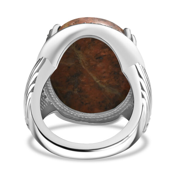 Unakite Ring - 31,31 ct. image number 5