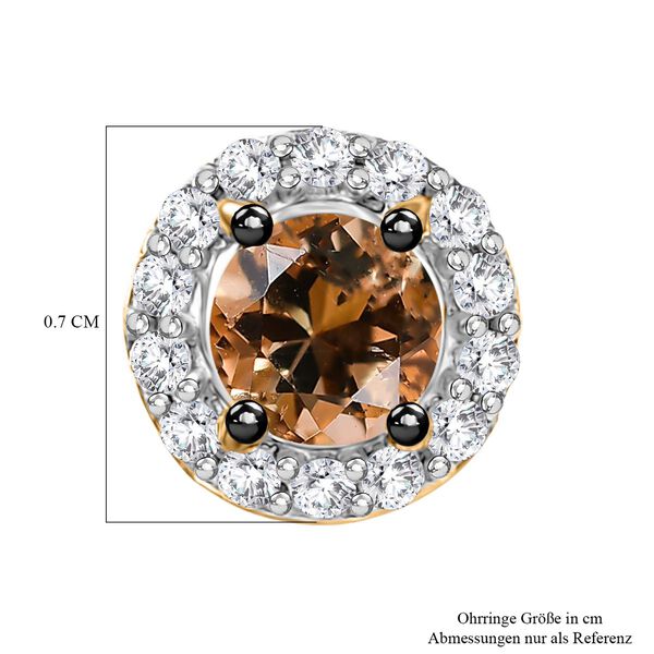 D'Joy AA Andalusit und Zirkon Ohrringe - 0,89 ct. image number 5