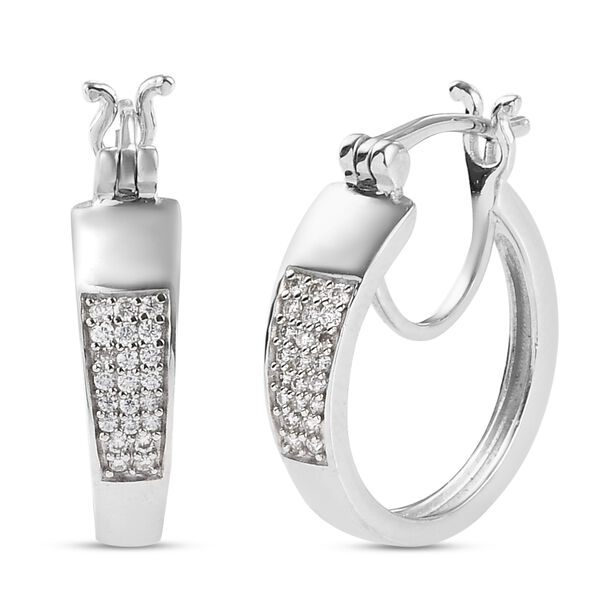 Moissanit Creolen - 0,21 ct.