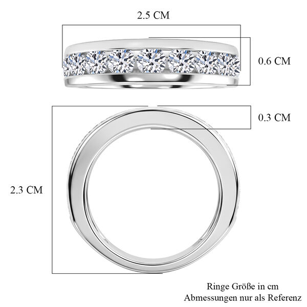 LUXURIANT SI-GH Labor Diamant Half Eternity Ring - 2 ct. image number 7