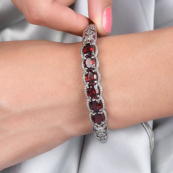 Verstellbares, mehrfarbiges Edelstein-Armband, 16-26cm - 6,20 ct. image number 4