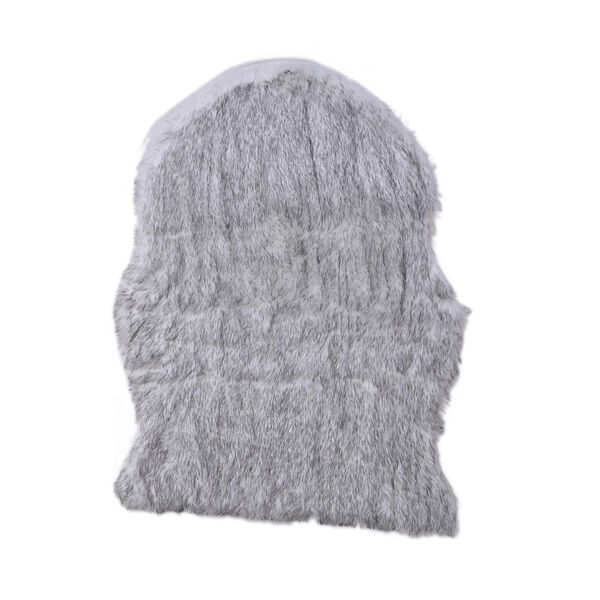 Luxus Kunstfell Glitzer Teppich, Gr&ouml;&szlig;e 100x180 cm, Silber weiss