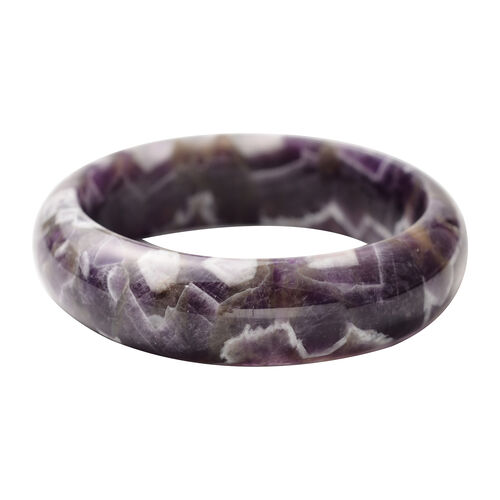 Zweifarbiger Amethyst-Armreif, 19 cm, ca. 306.00 ct image number 0