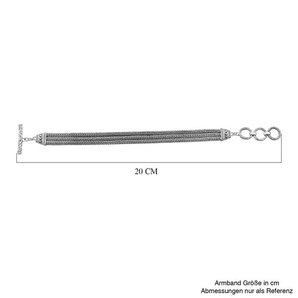 Royal Bali Kollektion- Tulang Naga Armband 19cm image number 4