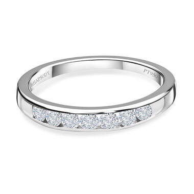 RHAPSODY - Diamant-Ring, IGI zertifiziert VS E-F, 950 Platin (Größe 18.00) ca. 0,50 ct