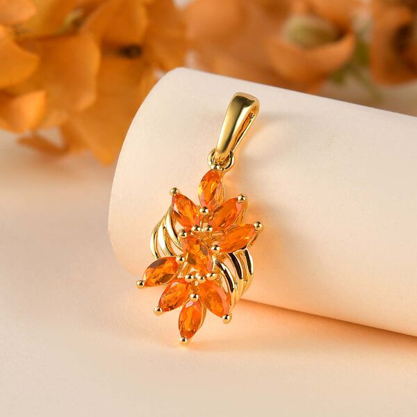 AA Salamanca Feueropal Anh&auml;nger - 0,87 ct. image number 2