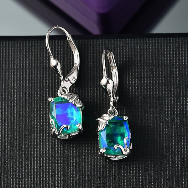 D&rsquo;joy Pfau Quarz Triplette Ohrringe 925 Silber rhodiniert ca. 4.23 ct image number 1