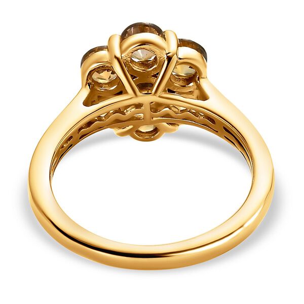 AA nat&uuml;rlicher, goldener Tansanit-Ring - 1,91 ct. image number 6
