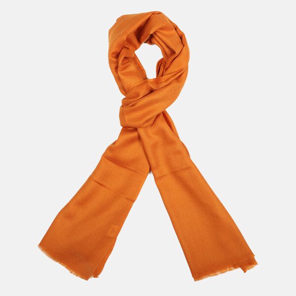 LA MAREY: Superweicher Schal aus 100% Kaschmirwolle, Terracotta image number 4