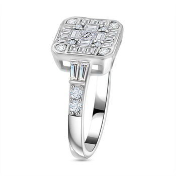 LUSTRO STELLA Wei&szlig;er Zirkonia-Ring - 2,03 ct.