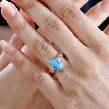 AA Sleeping Beauty T&uuml;rkis Ring, ca. 2,67 ct.