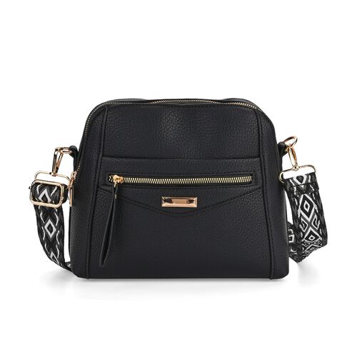 " life-style:Color:Red; Size/Profile:  PU Crossbody Bag  Wall (exterior):PU Lining (Interior):Polyester;  Pockets (exterior):Zipper -4;  Pockets (interior): zipped-1,slip-2 Size:24*9.5*21 cm     shoulder strap size:120 cm"