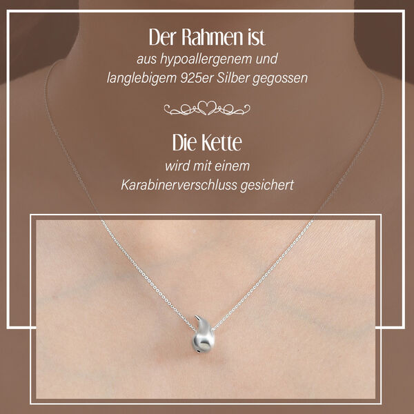 Anh&auml;nger mit 50cm Kette in Tropfen-Form image number 3