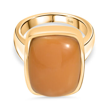 Oregon Karamell Opal Ring Messing (Gr&ouml;&szlig;e 18.00) ca. 9,24 ct