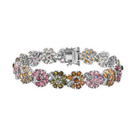 AA Multi-Turmalin und Zirkon Armband