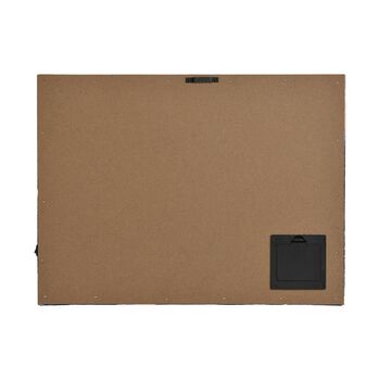 Winterliches Schloss im Lichterglanz - Leinwandbild mit LED-Beleuchtung,  30x40x1,8 cm