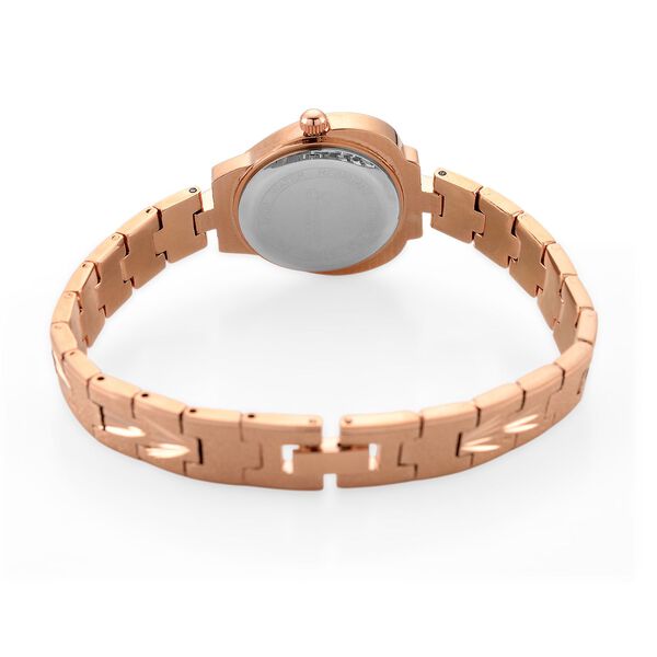 GENOA TIME V2 Herz-Armbanduhr, PC21S Japan Uhrwerk, 3ATM, 2,84x2,79cm, Ros&eacute; image number 7