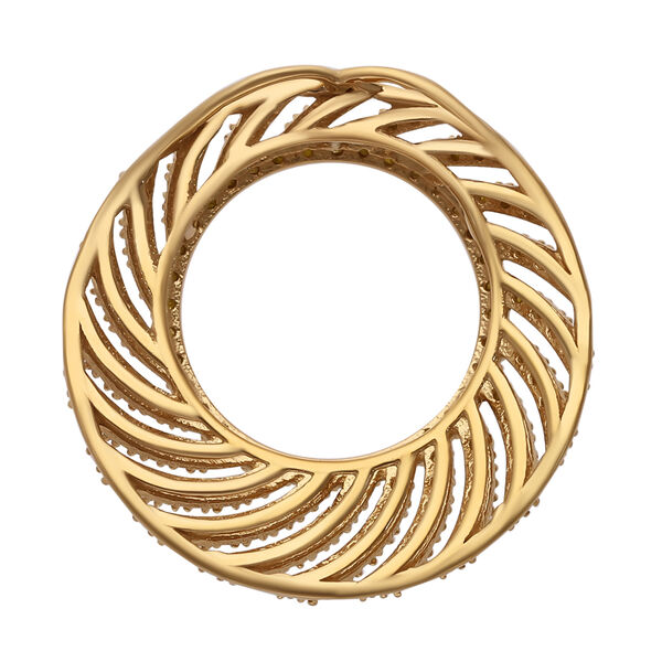 Gelber Diamant-Anhänger - 0,50 ct. image number 2